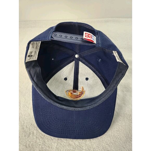 Vintage 90s CCM #1 Apparel Alanta Thrashers NHL Hockey Snapback Hat - Picture 7 of 9